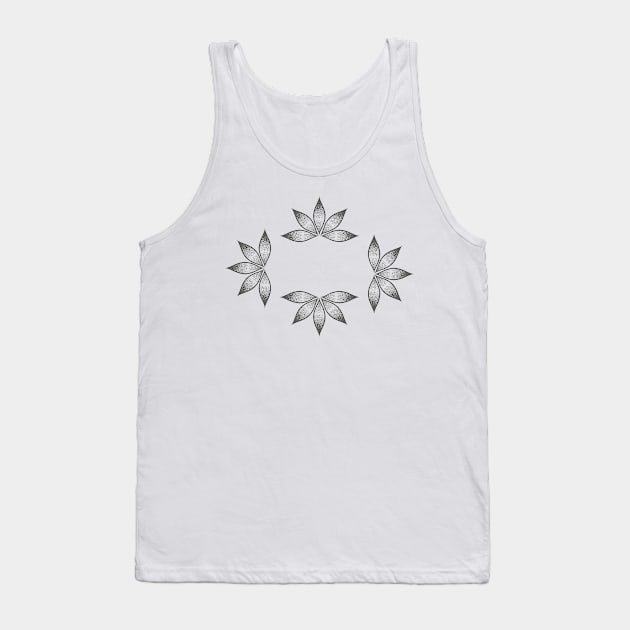 Mandala decorative ornament design Tank Top by NICHE&NICHE